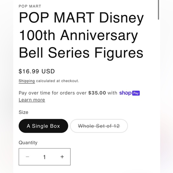 NEW Sealed POP MART Disney 100th Anniversary Bell Series Figure - Picture 5 of 8
